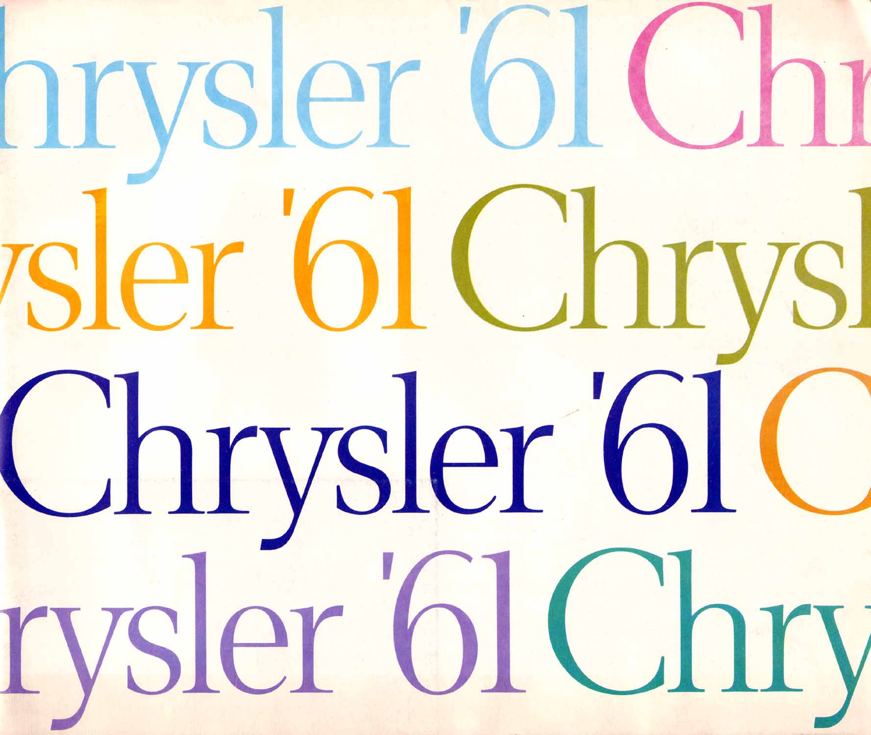 1961 Chrysler Brochure